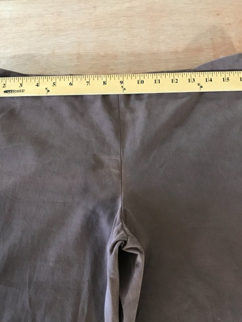 Brunello Cucinelli Crepe Slim Ankle Pants Women 10 Brown Mid Rise Stretch 19284 - Picture 10 of 13